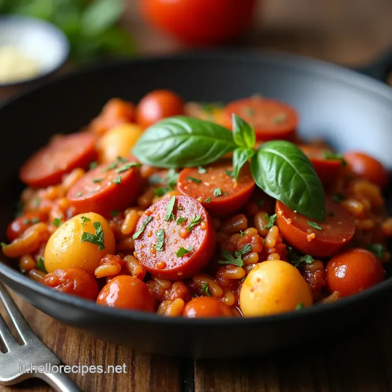 Salsiccia e Patate in Padella Ricetta della Nonna Veloce