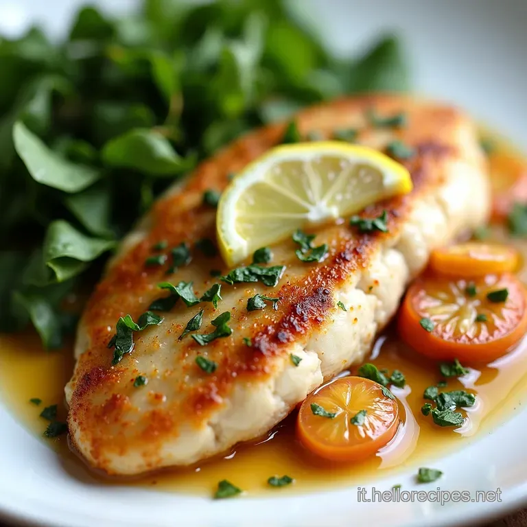 Scaloppine di Pollo al Limone e Capperi Il Segreto della Tenerezza