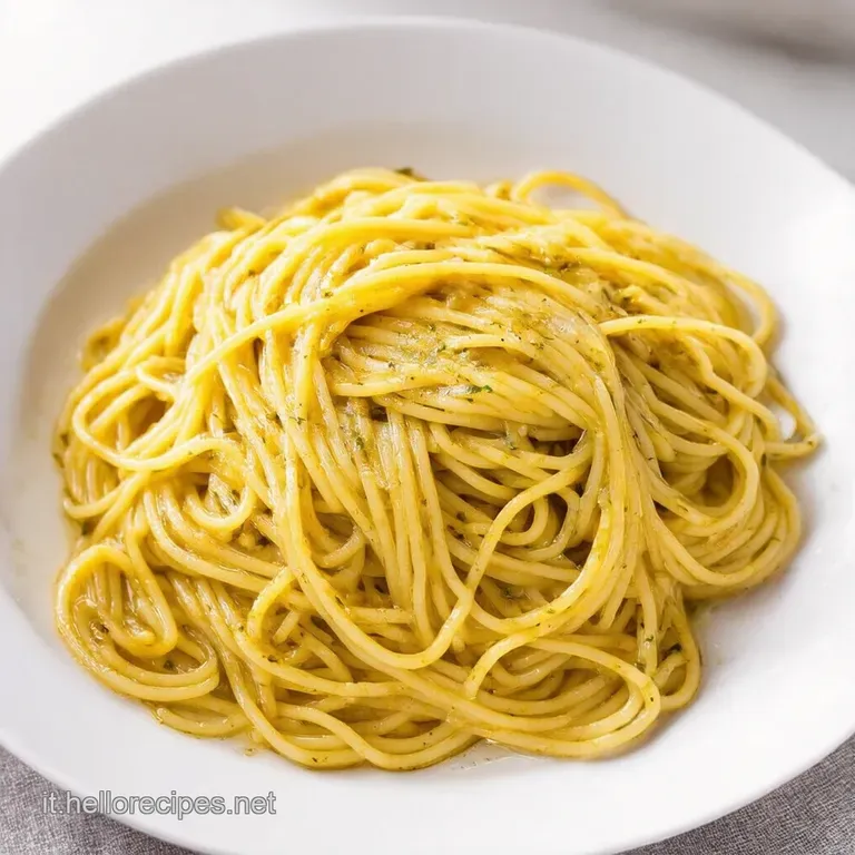Spaghetti Aglio e Olio Veloce con Limone