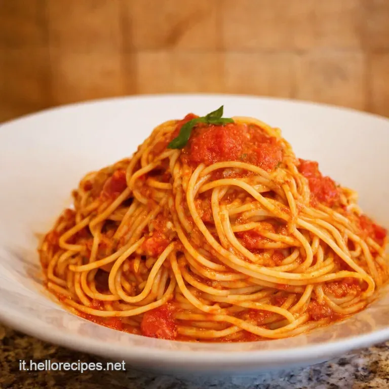 Spaghetti Al Pomodoro Un Classico Italiano presentation