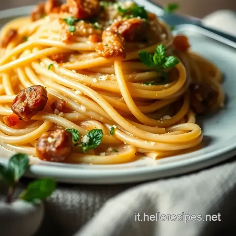Spaghetti Alla Carbonara: La Ricetta Autentica (E Perfetta!) presentation