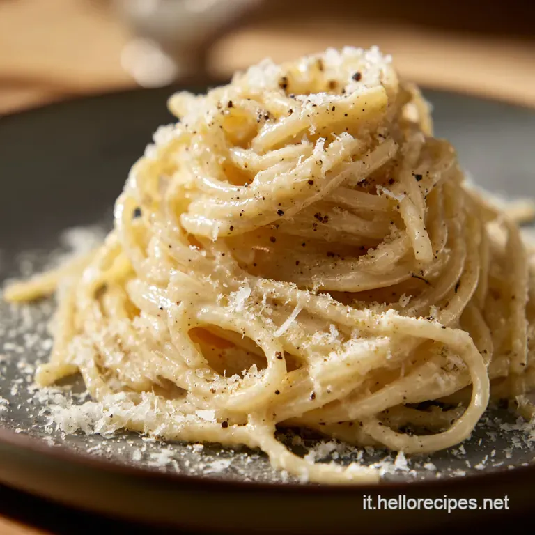 Spaghetti Cacio E Pepe: Un Classico Romano presentation