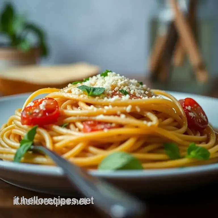 Spaghetti Di Riso Saltati Alla Cantonese presentation