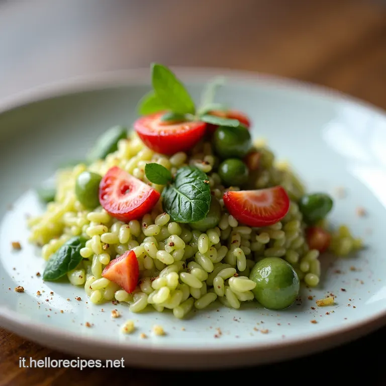 Succo Verde Detox Fragole e Vaniglia