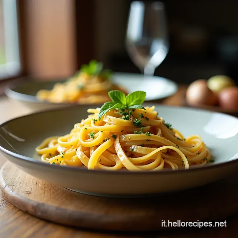 Tagliatelle ai Finferli Un Sogno di Bosco nel Piatto