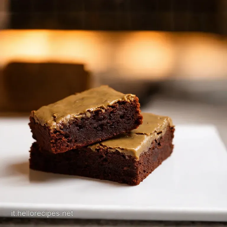 Tahini Swirl Brownies Un Capolavoro Di Sapore presentation