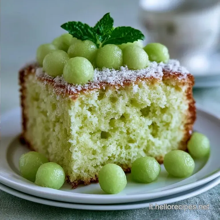 Torta Al Melone: Soffice e Profumata