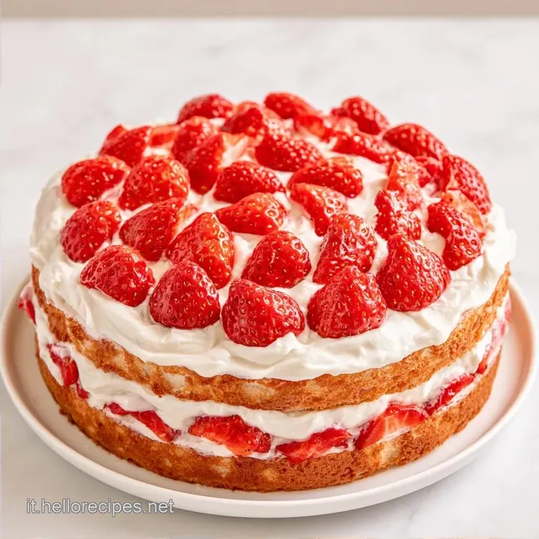 Soffice Torta Alle Fragole E Yogurt Greco