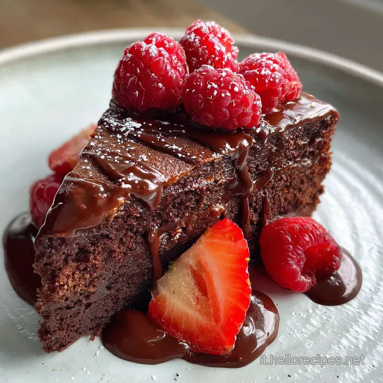 Torta di Cioccolato Umida e Fondente