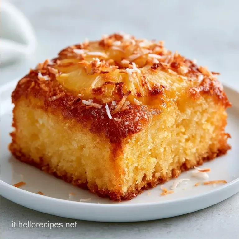 Torta Cocco Ananas: Soffice e Tropicale