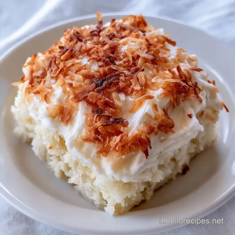 Torta Hawaiana al Cocco: Base Soffice e Haupia