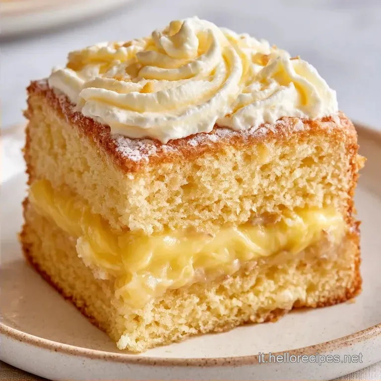 Torta di Compleanno con Crema Pasticcera e Panna