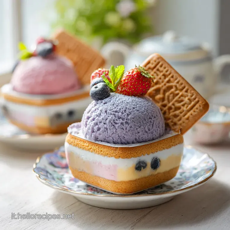 Torta Gelato Biscotto Cremosa e Veloce