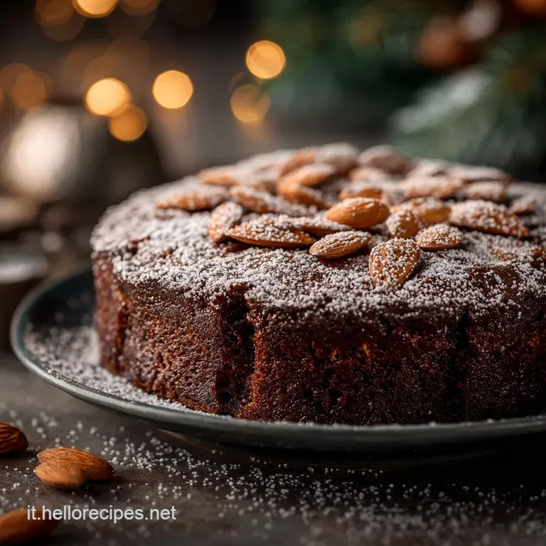 Torta di Natale senza Farina: La Fondente al Cioccolato e Mandorle