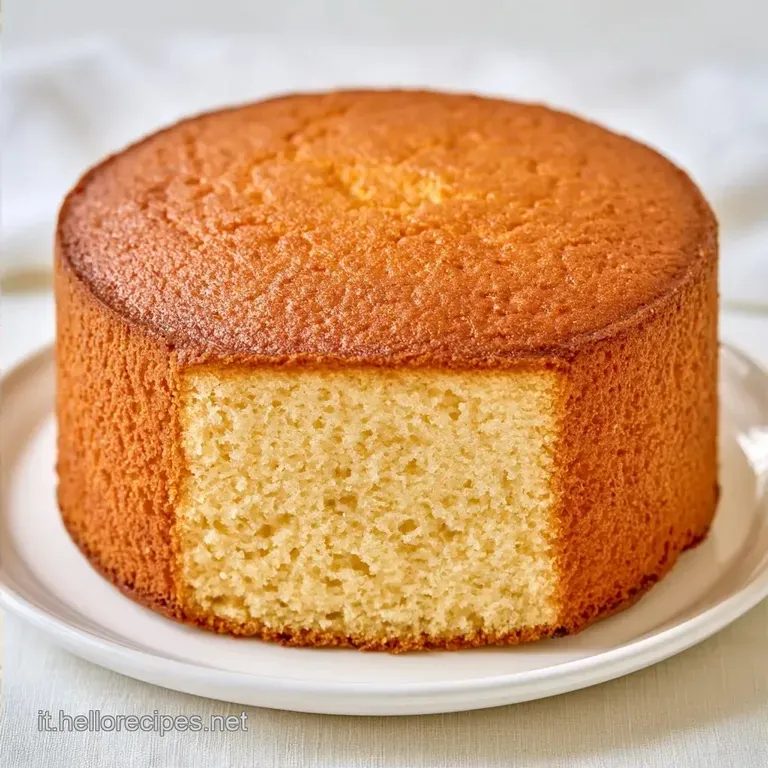 Torta Pan Di Spagna: Soffice e Alta