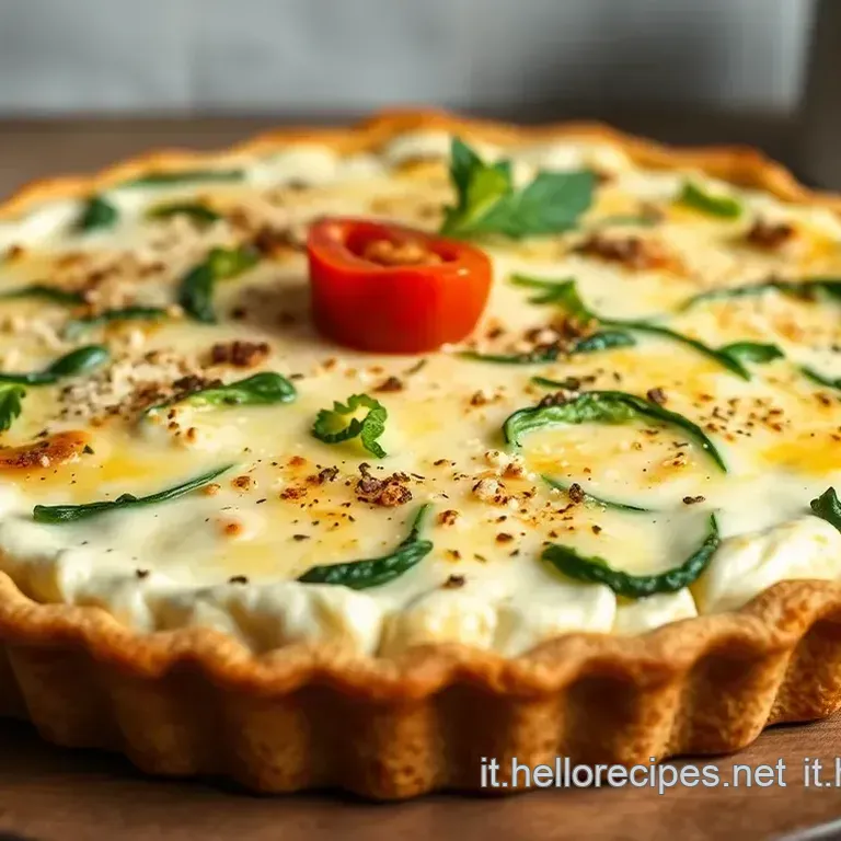 Torta Salata Ricotta e Spinaci