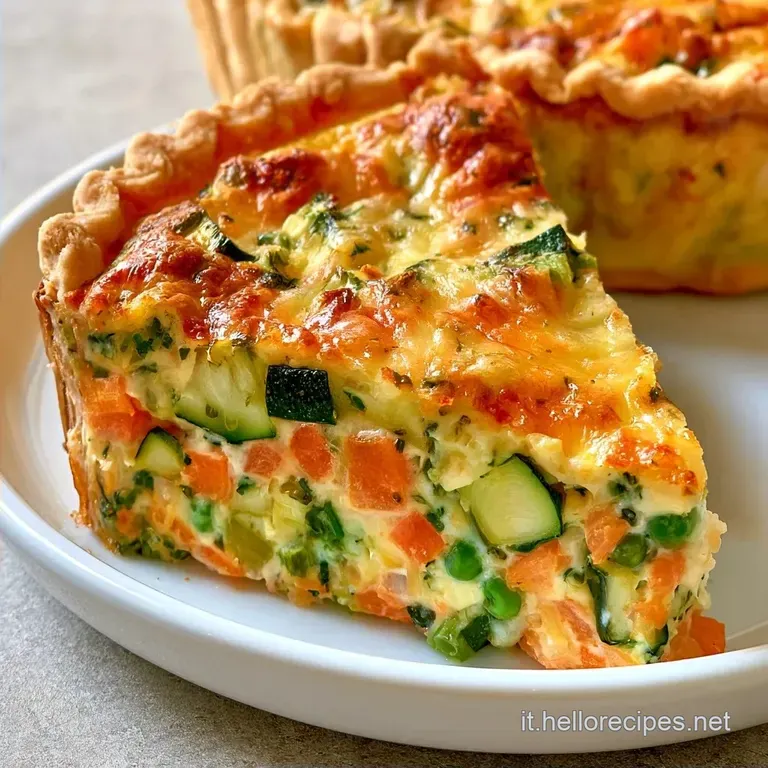 Torta Salata Verdure con Scamorza