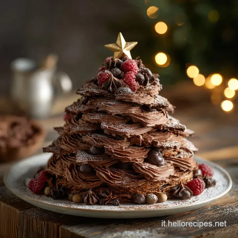 Torta Tronco albero di Natale: il rotolo soffice cioccolato e nocciola