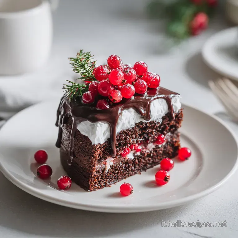 Torte Natalizie Eleganti al Cioccolato