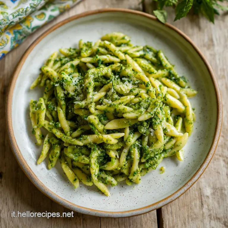 Ricetta con Trofie al Pesto Genovese e Patate