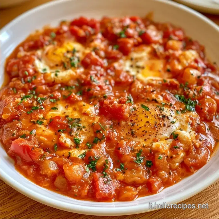 Uova Al Pomodoro con Peperoncino