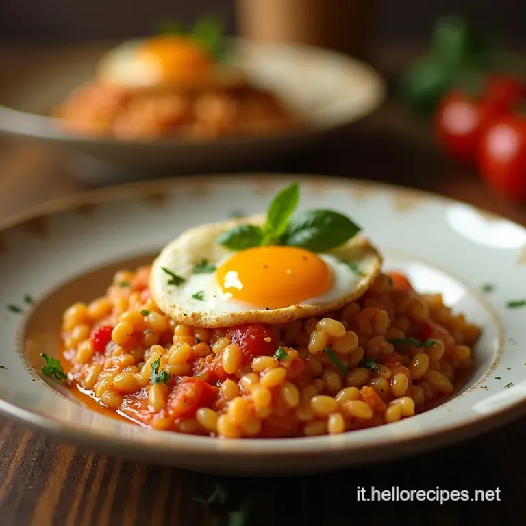 Uova Alla Carrettiera Un Delizioso Piatto Rustico Romano presentation