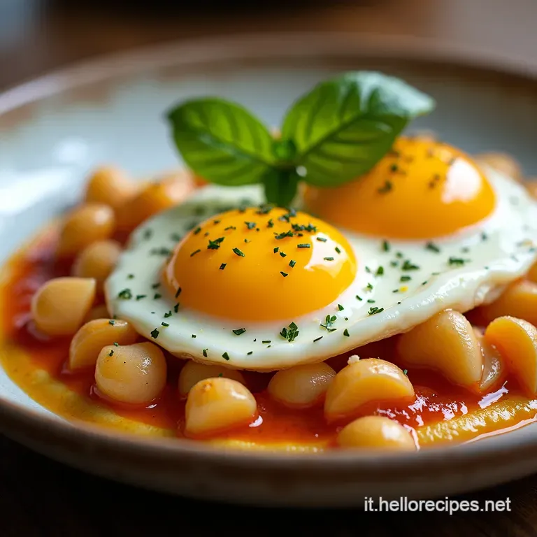 Uova in Purgatorio Dannatamente Buone con un Segreto al Cioccolato