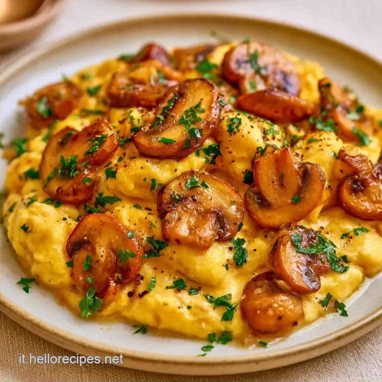 Uova Strapazzate Funghi: Cremose e Fit