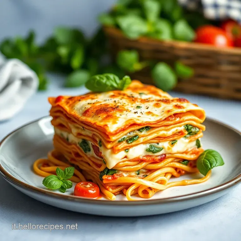 Vincisgrassi: Lasagna from Le Marche presentation
