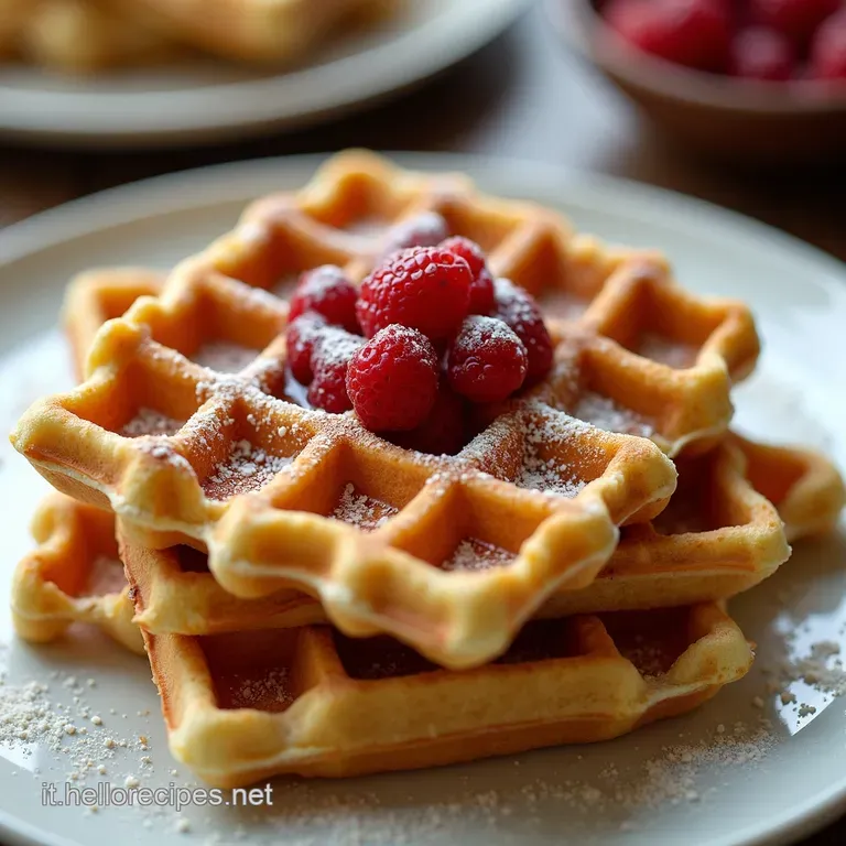 Waffles Perfetti La Ricetta Base che Salva la Colazione