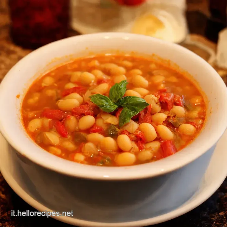 Zuppa Di Fagioli Borlotti Alla Toscana presentation