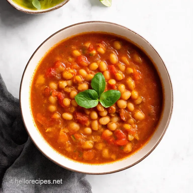 Zuppa di Fagioli Borlotti alla Toscana