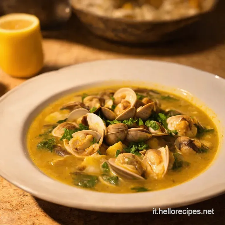 Zuppa Toscana Di Vongole presentation